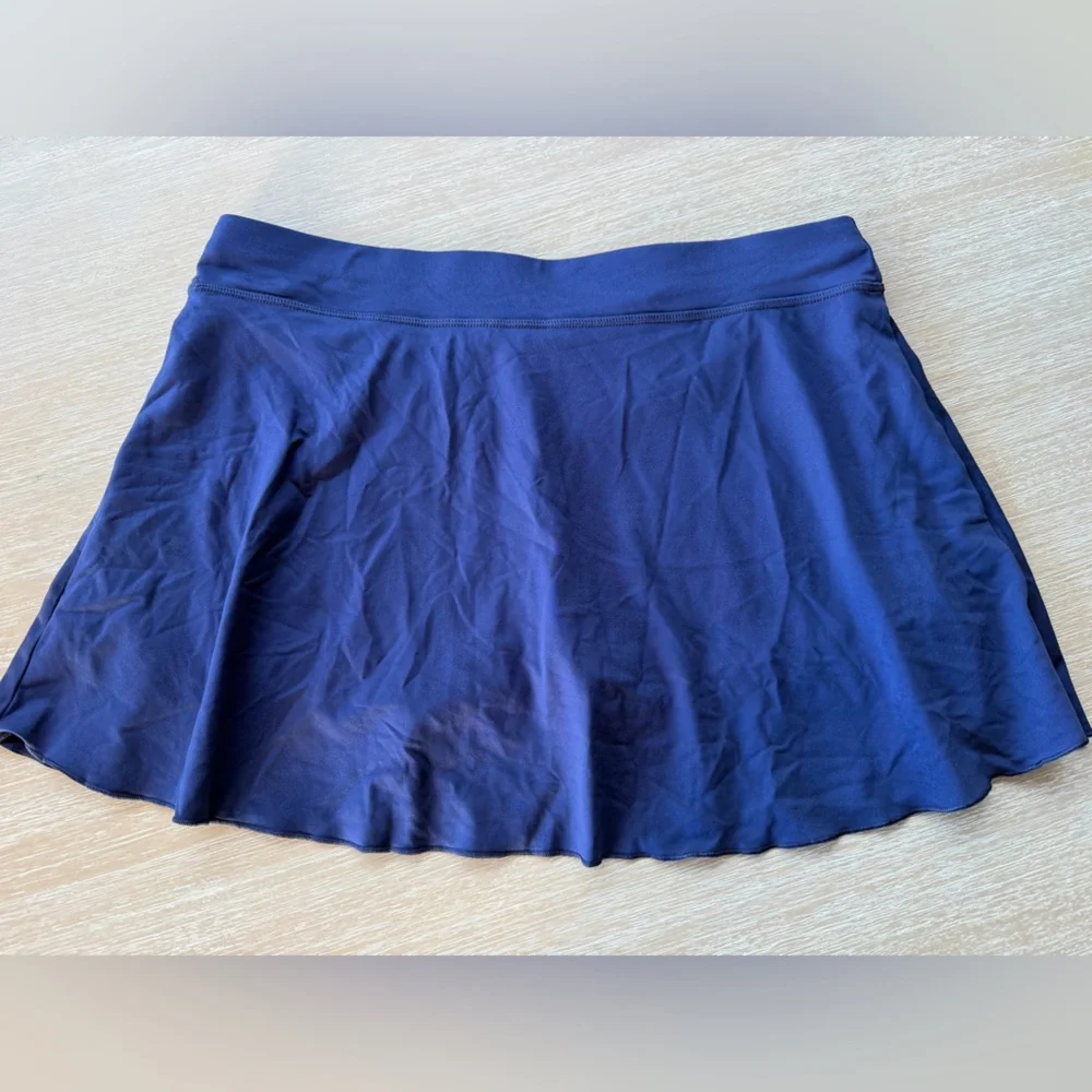 Sofibella Women's UV Protection Blue Tennis Pickleball Skirt Skort Large
